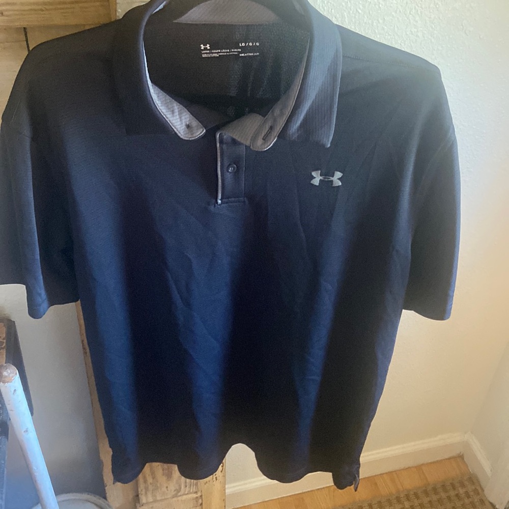 UA Black Polo Large